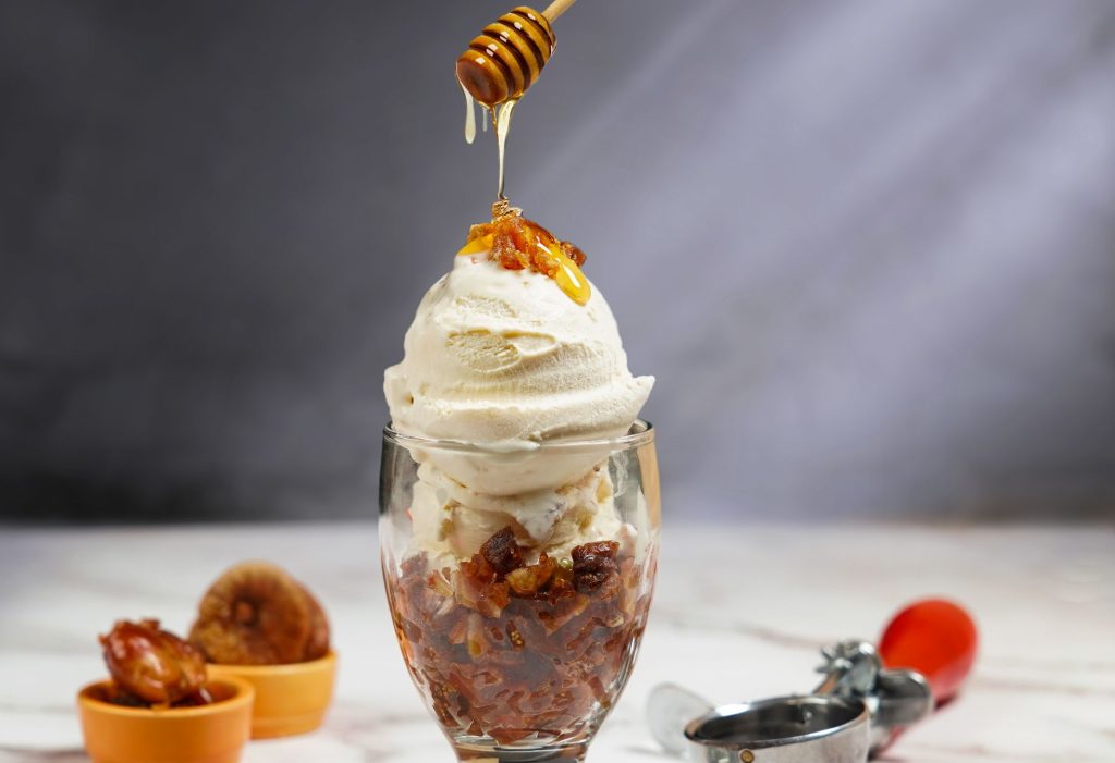 Different ice cream flavors